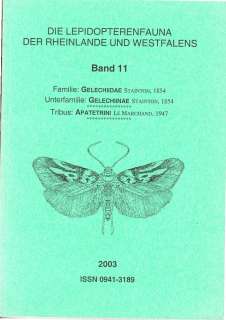 Scans Deckblätter Faunenbände Lepidopterenfaunea des Rheinlandes und Westfalens
